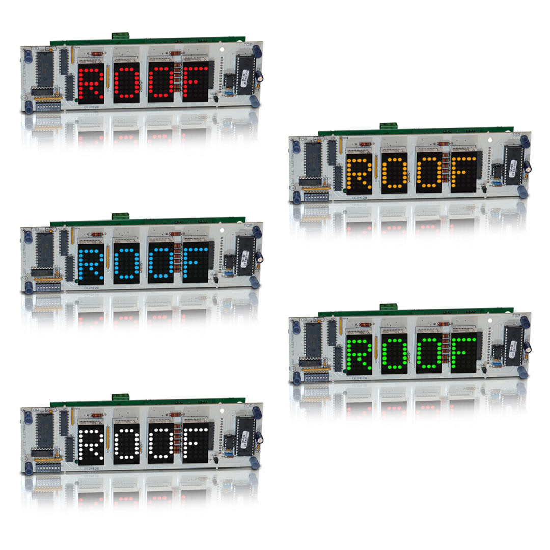 DH410-XXXXX | 1 inch Characters Dot Matrix Digital Indicator