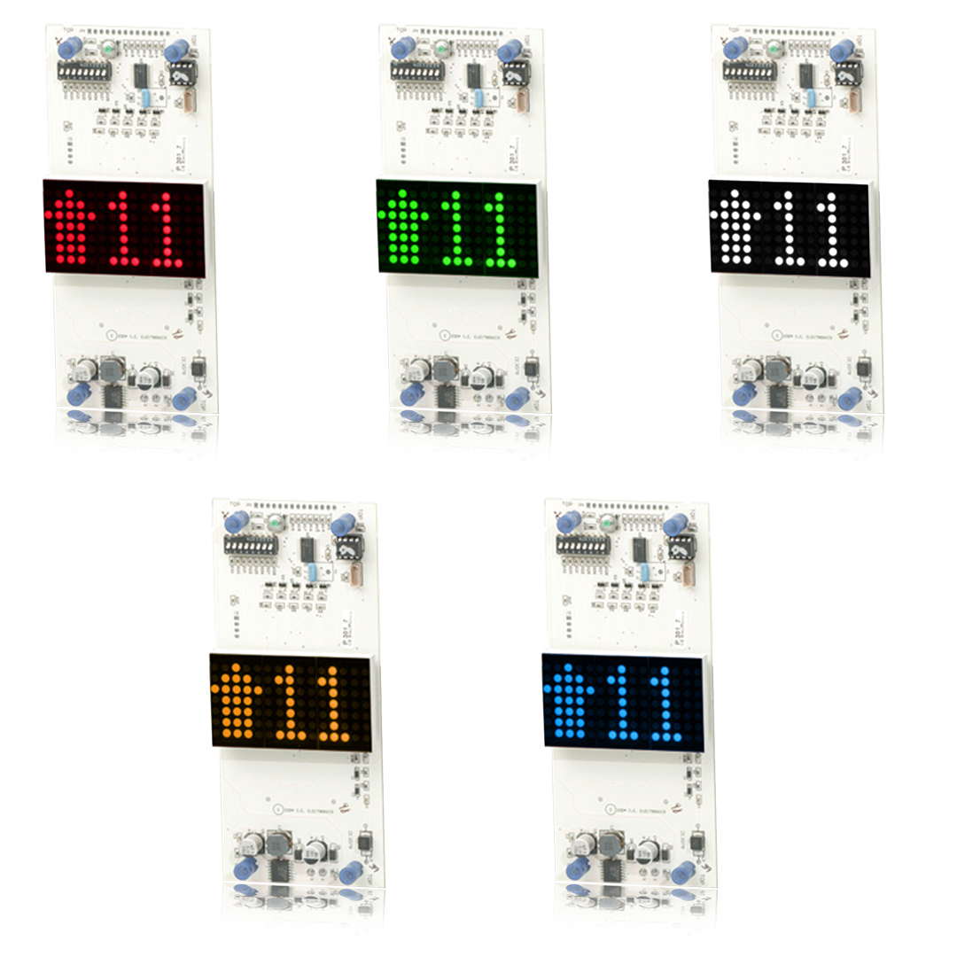 EV310-XXXXX | 30mm Dot Matrix 1 Inch Characters 68mm W x 160mm H x 44.5mm D Vertical