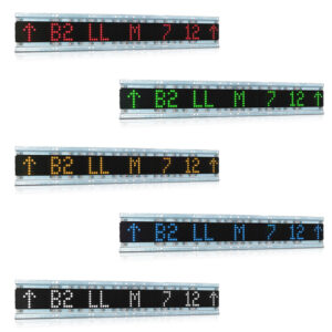 MDBA19-XXXXXX  2 Destination Based Annuciators 2 inch LED 19 Digit