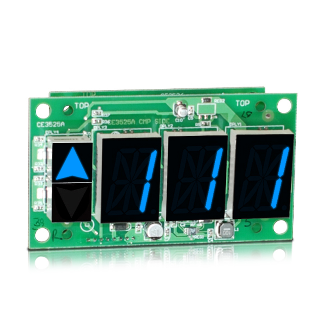 MH410-XX | 1 Inch Character Remote Position Indicator RDI 4.10"W x 2.30"H x 2.125"D Horizontal - Image 5