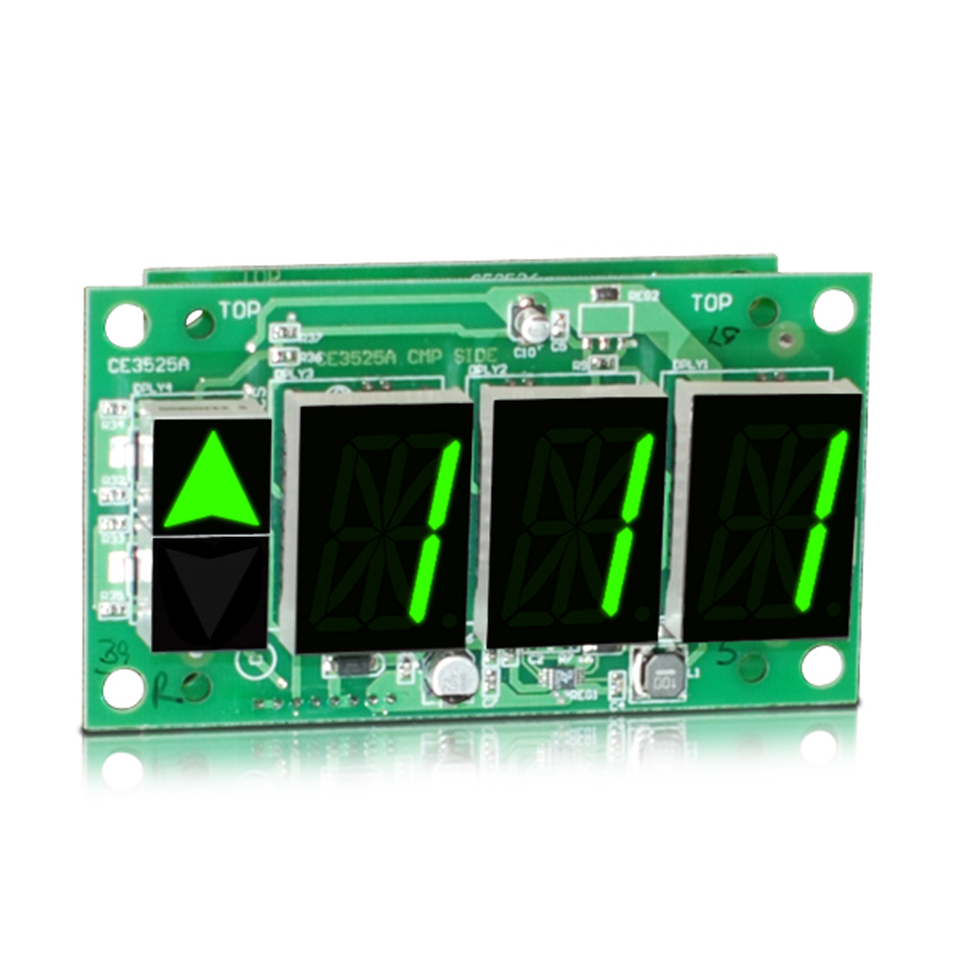 MH410-XX | 1 Inch Character Remote Position Indicator RDI 4.10"W x 2.30"H x 2.125"D Horizontal - Image 4