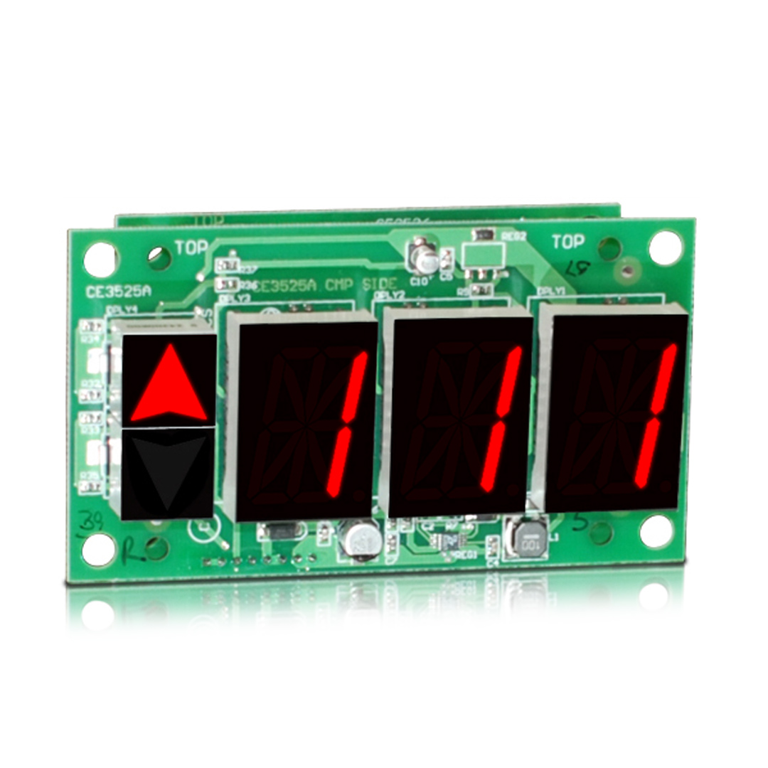MH410-XX | 1 Inch Character Remote Position Indicator RDI 4.10"W x 2.30"H x 2.125"D Horizontal - Image 3