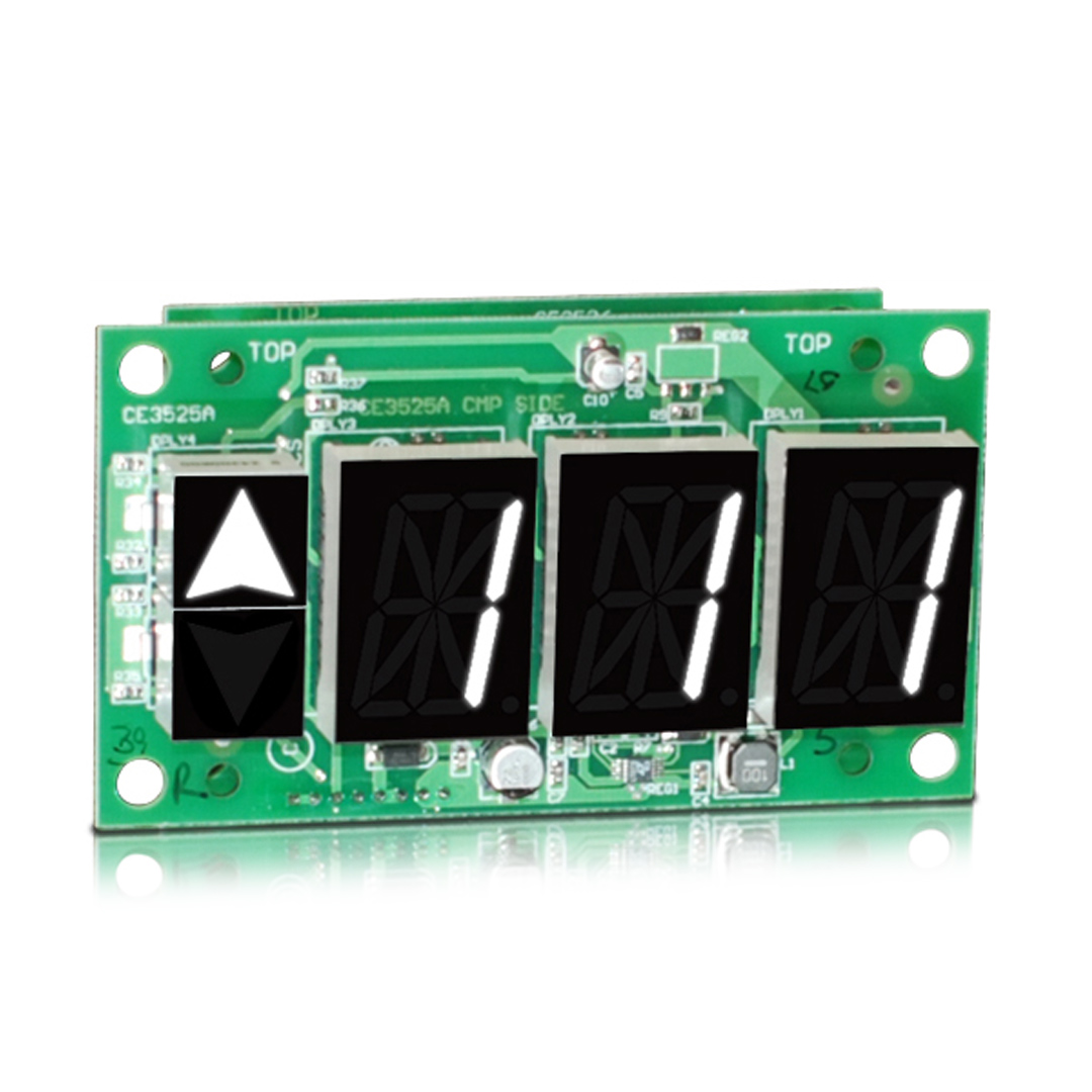 MH410-XX | 1 Inch Character Remote Position Indicator RDI 4.10"W x 2.30"H x 2.125"D Horizontal - Image 2