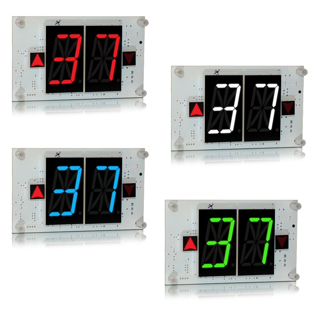 MH622-XXX | 2.2 Inch Characters Remote Display Indicator 5.80"W x 3.50"H x 1.625"D