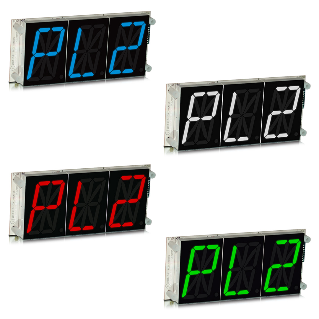MH722-XX | 2.2 Inch Characters Remote Display Indicator 6.496"W x 2.756"H x 1.50"D