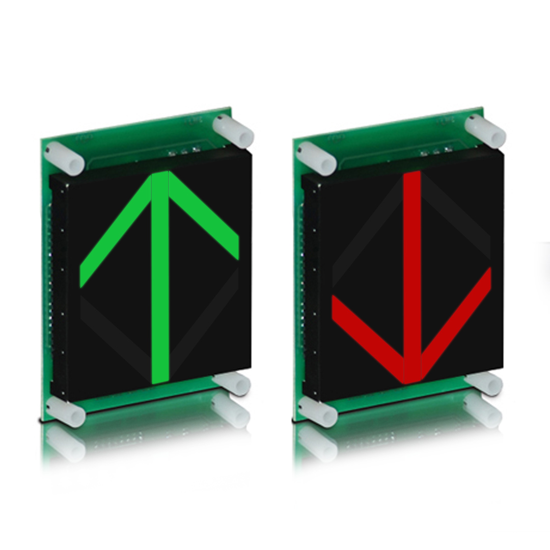 SA130-OSX | 3 Inch LED Bi-Color Arrow with Gong for Otis CDL link